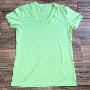 Under Armour lime green short sleeves tshirt size XS